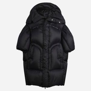Chenpeng Black Quilted Puffer Jacket